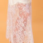 Camisola Longa em Cetim com Alças e Renda Tatiana - Miss Victtoria
