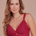 Sutiã Amamentação em Renda Magenta Marina