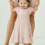 Camisola Infantil Rosa Sweet Stripes - Ella Monti