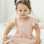 Camisola Infantil Rosa Sweet Stripes - Ella Monti