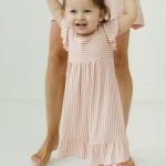 Camisola Infantil Rosa Sweet Stripes - Ella Monti