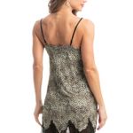 Camisola Curta Com Renda Onça - Daniela Tombini