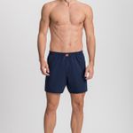 Kit 2 Bermudas Samba Canção Marinho e Xadrez Basic
