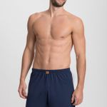 Kit 2 Bermudas Samba Canção Marinho e Xadrez Basic