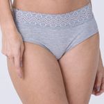 Calcinha Biquini Empina Bumbum em Algodão e Renda Luna