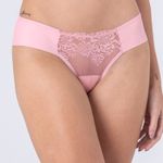 Calcinha Tanga Fio Duplo Microfibra com Renda Milla