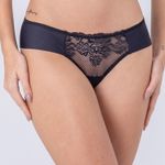 Calcinha Tanga Fio Duplo Microfibra com Renda Milla