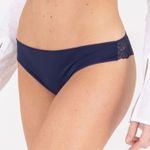 Kit com 7 Calcinhas Tanga Microfibra e Renda Tássia