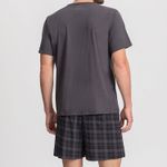 Pijama Masculino Manga curta Meu Par
