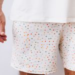 Pijama Masculino Manga Curta Happy Moments - Thanandra Torres