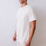 Pijama Masculino Manga Curta Happy Moments - Thanandra Torres