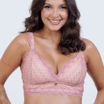 Sutiã Amamentação em Renda Bicolor Rose Marina