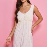 Camisola Curta Regata com Botões Poá Rosa Alice - Miss Victtoria
