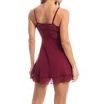 Camisola Curta Com Renda Manu Colors Vinho - Daniela Tombini