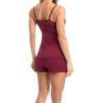 Short Doll Com Renda Manu Colors Vinho - Daniela Tombini