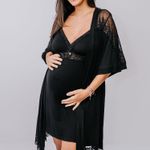 Robe Curto Viscolycra e Renda Larissa Preto
