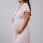 Camisola Manga curta com Botões, Renda e Tule Sofia
