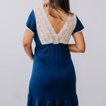 Camisola Manga curta com Botões, Renda e Tule Sofia