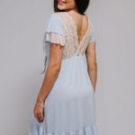 Camisola Manga curta com Botões, Renda e Tule Sofia