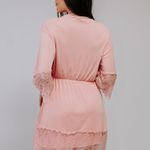 Robe Curto Manga 3/4 Rosê Lívia