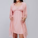 Robe Curto Manga 3/4 Rosê Lívia