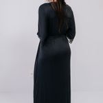 Robe Longo com Renda Preto Eduarda