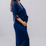 Robe Longo com Renda Marinho Eduarda