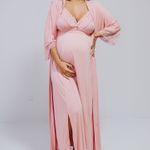 Robe Longo com Renda Rosê Eduarda