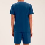 Pijama Masculino Manga curta com Botões Eder