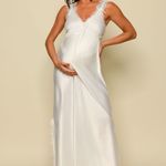 Camisola Longa com Botões, Renda e Fenda Paula - Miss Victtoria