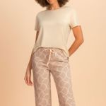 Pijama Feminino Pescador Manga curta Sofisticada