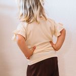 Pijama Infantojuvenil Feminino Manga Curta e Babados Aconchego- Italla Monti