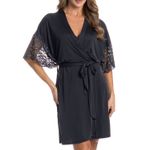 Robe Feminino Curto Com Renda Manu - Daniela Tombini