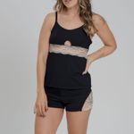 Short Doll Alça com Renda Sara Intimates - Thanandra Torres