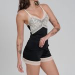 Short Doll com Alça e Renda Cintia