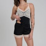 Short Doll com Alça e Renda Cintia