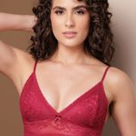 Top Bralette Com Bojo e Sem Aro Em Renda Self Love
