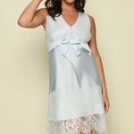 Camisola Curta em Cetim com Renda Milena - Miss Victtoria