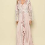 Robe Longo em Cetim com Renda Milena - Miss Victtoria