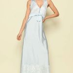Camisola Longa em Cetim com Renda Milena - Miss Victtoria