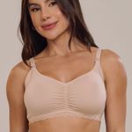 Sutiã Amamentação Em Viscose e Renda Maria 