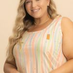 Short Doll Regata Plus Size Brilhar