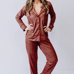 Pijama Feminino Manga Longa com Botões e Calça Noel Club - Thanandra Torres