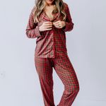 Pijama Feminino Manga Longa com Botões e Calça Noel Club - Thanandra Torres