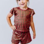 Short Doll Infantil Manga Curta Noel Club - Thanandra Torres