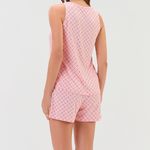 Short Doll Regata Xadrez Pink
