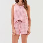 Short Doll Regata Xadrez Pink