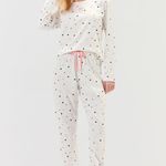 Pijama Feminino Manga Longa e Calça Happy Morning