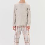 Pijama Masculino Infantil Manga Longa e Calça Lovers Club
