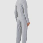 Pijama Feminino Manga longa e Calça Liga do Sono